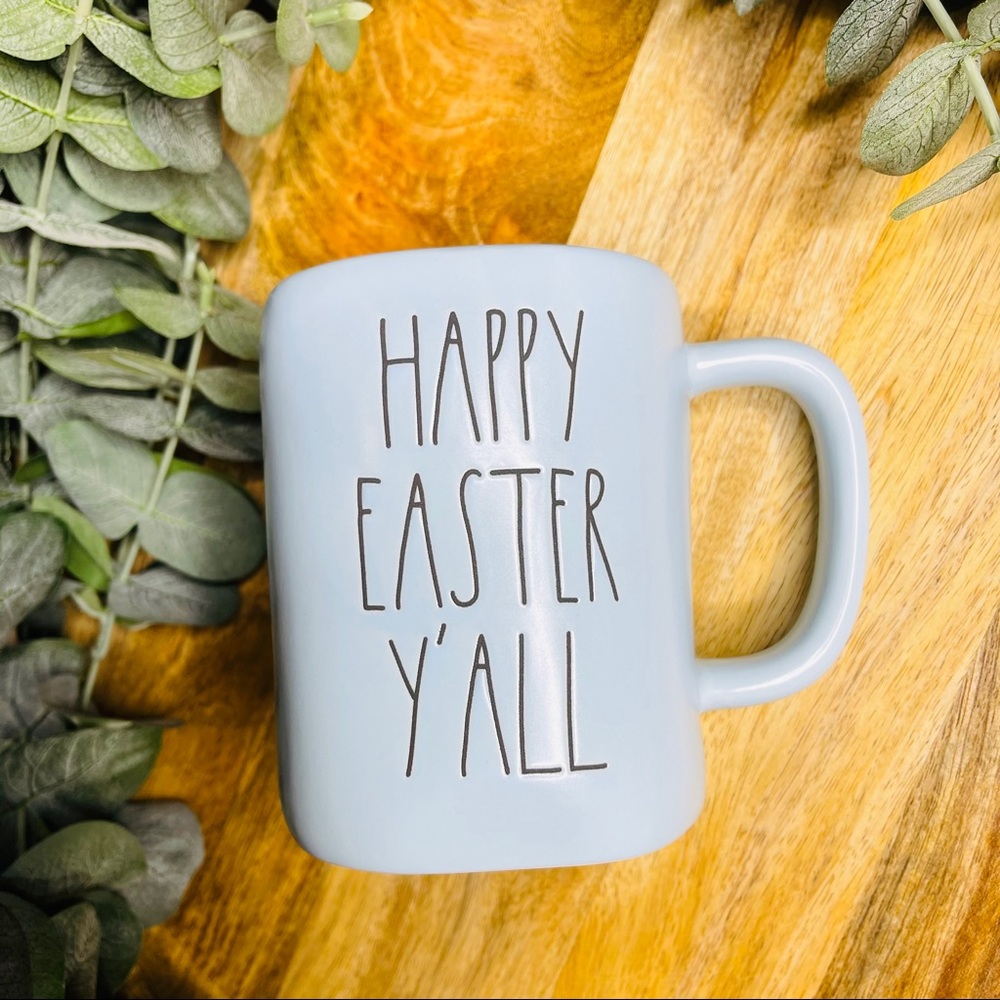 NEW Rae Dunn - HAPPY EASTER Y'ALL Blue Mug - Picture 6 of 8